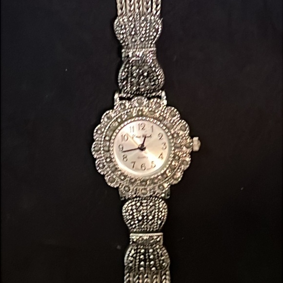 Vintage Marcasite Pieve Nicol Ladies Watch Works main image 6